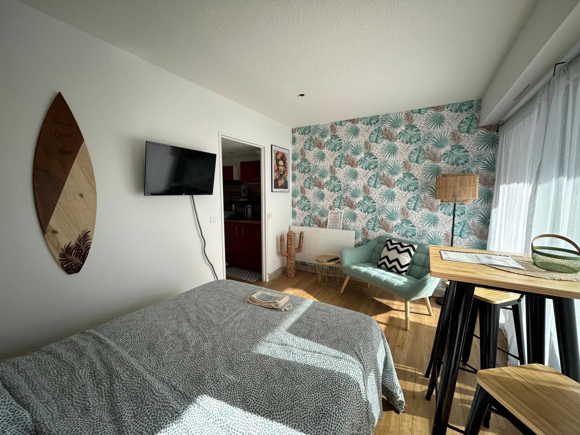 Cosy Studio Avec Vue Sur L'Ocean Lacanau Eksteriør billede