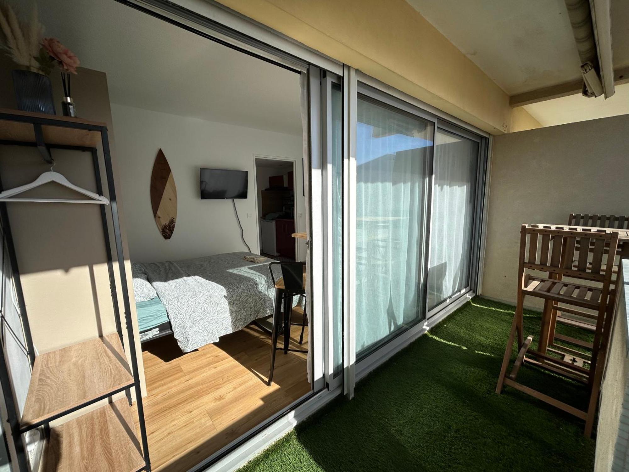 Cosy Studio Avec Vue Sur L'Ocean Lacanau Eksteriør billede